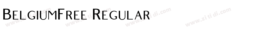 BelgiumFree Regular字体转换